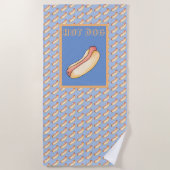Serviette De Plage Hot dog (Devant)