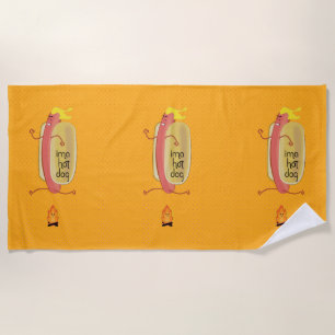 Serviette De Plage Hot Dog Oe Devil
