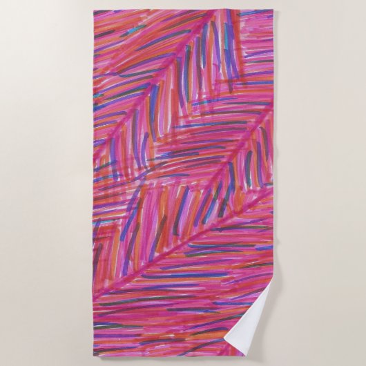 Serviette De Plage Hot Summer Nights (Devant)