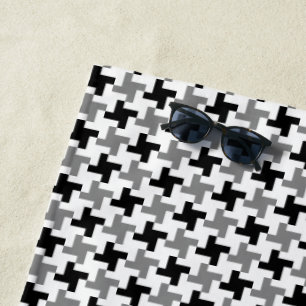 Serviette De Plage Houndstooth