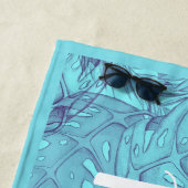 Serviette De Plage Hubby Hawaiian Beach Towne (En situation)