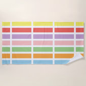 Serviette De Plage Hues du Colorful (Devant)