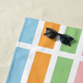 Serviette De Plage Hues du Colorful (En situation)