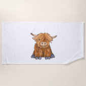 Serviette De Plage Huggy Harry - Partie de ma série Fluffy Friends Cl (Devant)