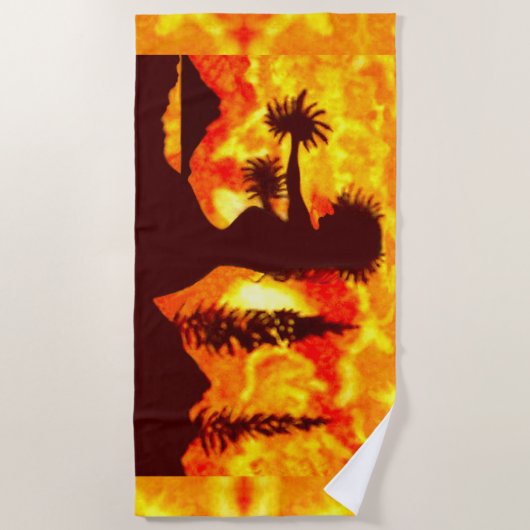 Serviette De Plage Hula Dancer  (Devant)