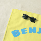 Serviette De Plage Humour de dessin animé de l'aspirateur mignon (En situation)