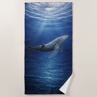 Serviette De Plage Humpback Whale Ocean Beach Towel