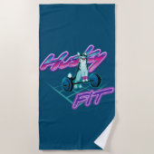 Serviette De Plage Husky Fit (Devant)