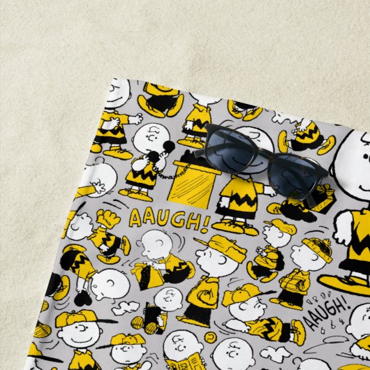 Serviette De Plage I Am Charlie Brown Pattern (En situation)