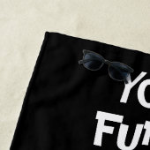 Serviette De Plage I ♥ café (En situation)