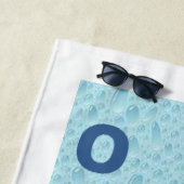 SERVIETTE DE  PLAGE   I  LOVE  BEACHES   (En situation)