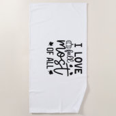 Serviette De Plage I Love Fall Most All Classic T-Shirt (Devant)