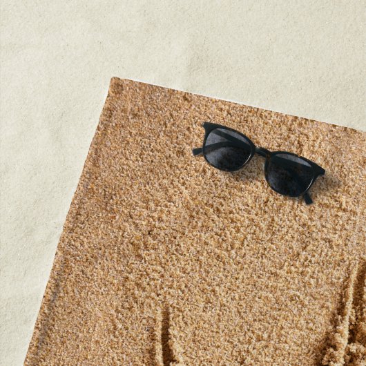 Serviette De Plage I Love Ibiza Summer Custom Beach Towel (En situation)