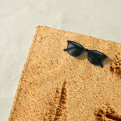 Serviette De Plage I Love Mexico Summer Custom Beach Towel (En situation)