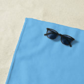 Serviette De Plage Ibiza, Espagne, Art Voyage, Bleu, Turquoise (En situation)