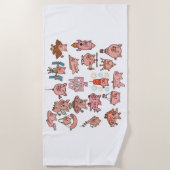 Serviette De Plage If pigs could fly - Beach towel (Devant)