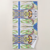 Serviette De Plage II COCONUTS par Adam Moyer (Devant)