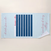 Serviette de plage "Il Dolce Far Niente" (Devant)