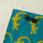 Serviette De Plage Île Gecko (En situation)