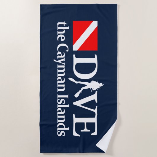 Serviette De Plage Îles Caïmans DV4 (Devant)