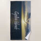 Serviette De Plage Îles Captiva Floride (Devant)