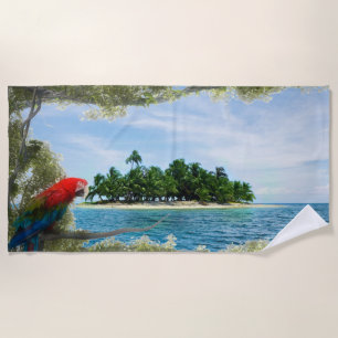 Serviette De Plage Îles des Caraïbes Vacances d'été