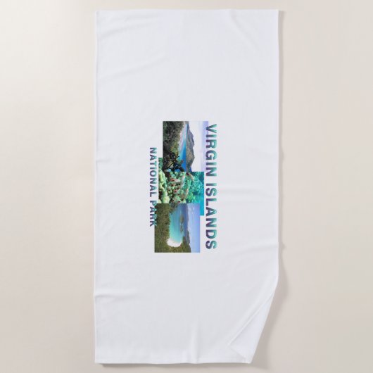 Serviette De Plage Îles Vierges d'ABH (Devant)