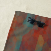Serviette De Plage Illusion sud-ouest (En situation)