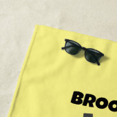 Serviette De Plage Illustration amusante du mélangeur de ciment bleu (En situation)