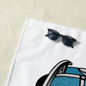 Serviette De Plage Illustration classique de la caricature pour camio (En situation)