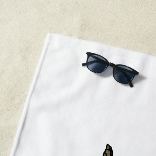 Serviette De Plage Illustration d'Ankylosaurus (En situation)