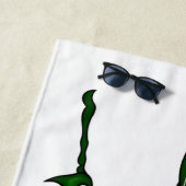 Serviette De Plage Illustration de bug Mecynorhina torquata (En situation)