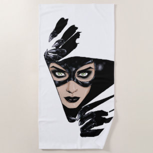 Serviette De Plage Illustration de couverture de Catwoman : Les griff