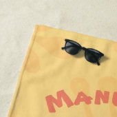 Serviette De Plage Illustration de dessin animé de capybara ukulele (En situation)