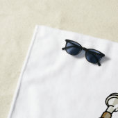 Serviette De Plage Illustration de dessin animé de Trombone (En situation)