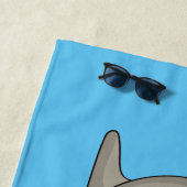 Serviette De Plage Illustration de dessin de phoque éléphant (En situation)