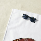 Serviette De Plage Illustration de dessin de Sitar (En situation)