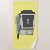 Serviette De Plage Illustration de dessin sur ordinateur (Devant)