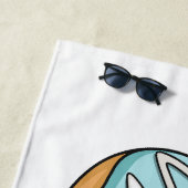 Serviette De Plage Illustration de Donut (En situation)