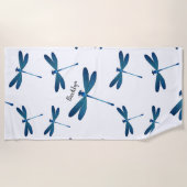 Serviette De Plage Illustration de dragonfly (Devant)