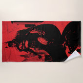 Serviette De Plage Illustration de la bande dessinée de Batman (Devant)