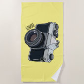 Serviette De Plage Illustration de la caméra (Devant)