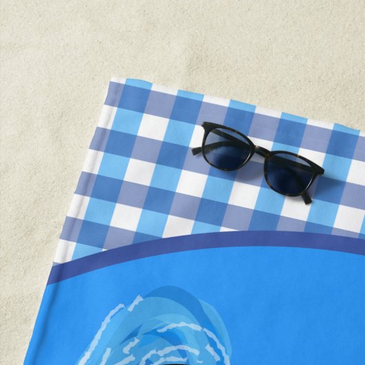 Serviette De Plage Illustration de la pêche de l'ourson mou (En situation)