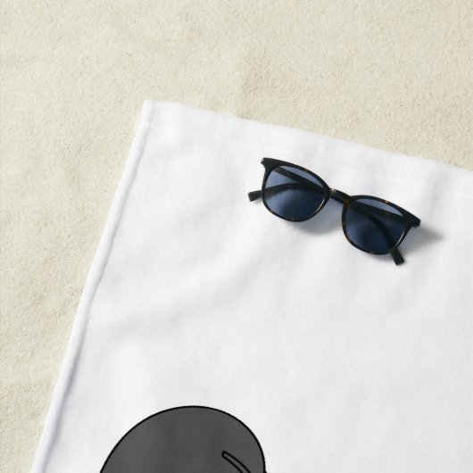 Serviette De Plage Illustration de la pelle Crawler (En situation)