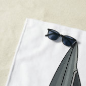 Serviette De Plage Illustration de l'avion de chasse (En situation)