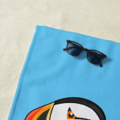 Serviette De Plage Illustration de macareux de l'Atlantique (En situation)