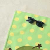 Serviette De Plage Illustration de mignonne guava feijoa (En situation)