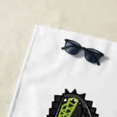 Serviette De Plage Illustration de motoneige (En situation)