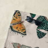Serviette De Plage Illustration de papillon antique : 1820 Orfèvre (En situation)