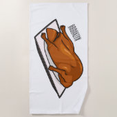 Serviette De Plage Illustration de Peking duck (Devant)